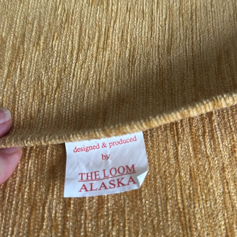 The Loom Alaska Native American tapestry king size spread w/ one pillow sham EUC